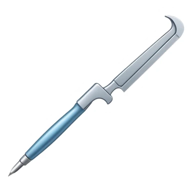 A bistoury scapel sticker