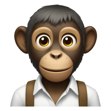 gay little apple store monkey sticker