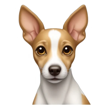 Fawn color rat terrier sticker