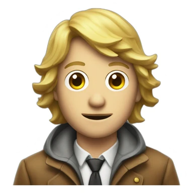 Fidget in basil private detective sticker