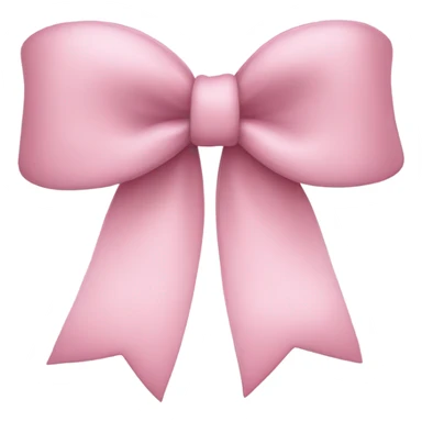 A little thin pink bow with one star sticker