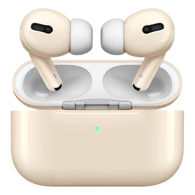 AirPods Pro in cream case sticker
