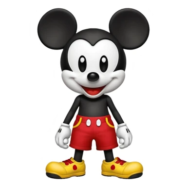 Evil mickey mouse sticker