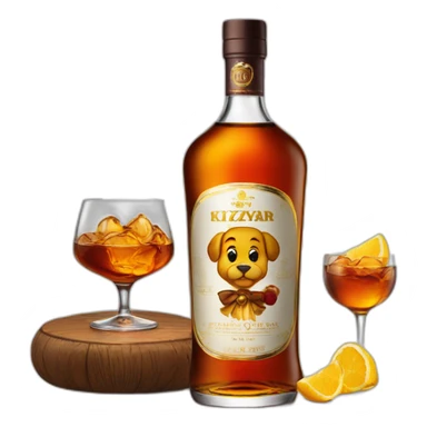 52 years Kizlyar brandy sticker