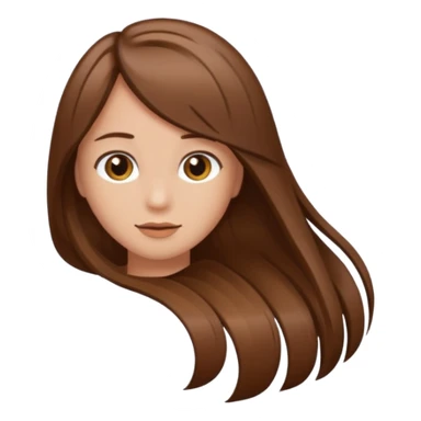 I meant a single hair illustration sticker