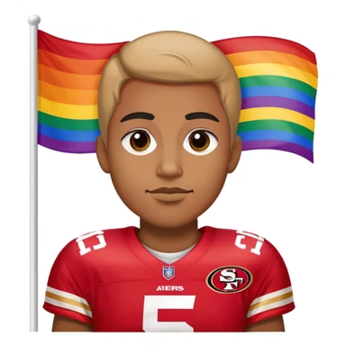 Gay 49ers fan sticker