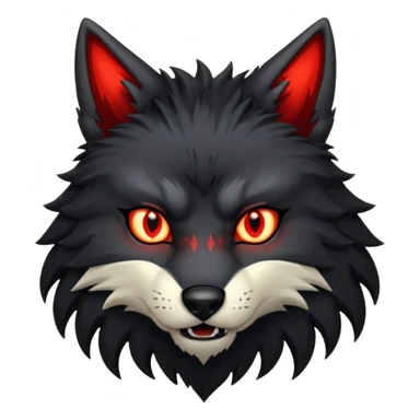 Loup des ténèbres sticker