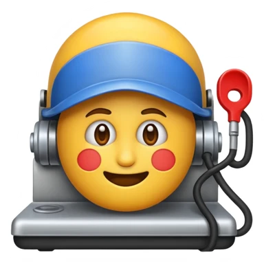 a emoji that represents work  sticker