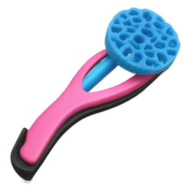 Velcro Curler made of plastic sticker