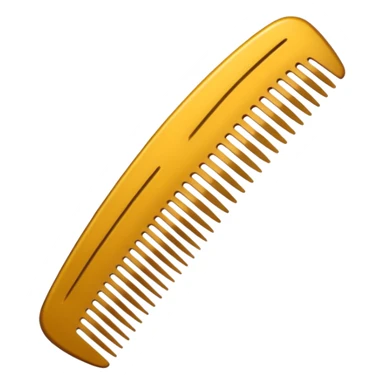 narrow hair comb sticker