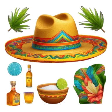 Sombrero tequila  sticker