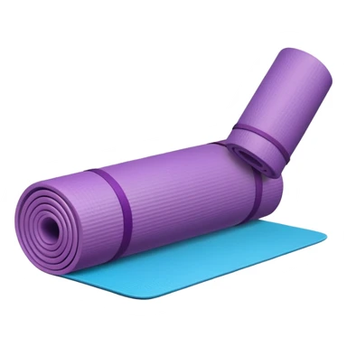 yoga mat and accessories sticker