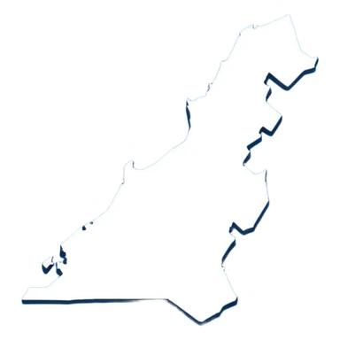 jordan map icon sticker
