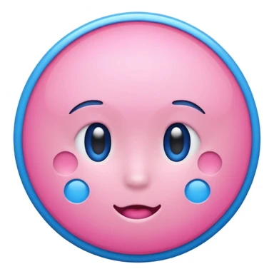 pink and blue dot tight sticker