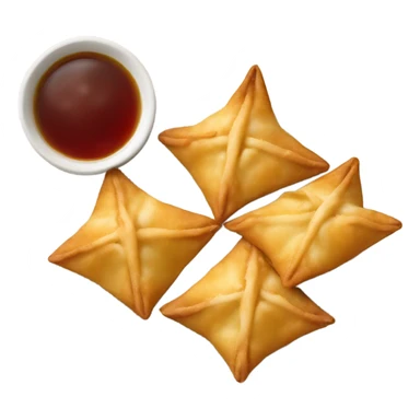 Crab rangoons  sticker