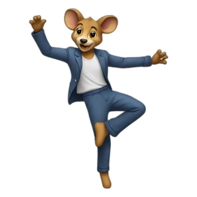 Joey mils qui danse sticker