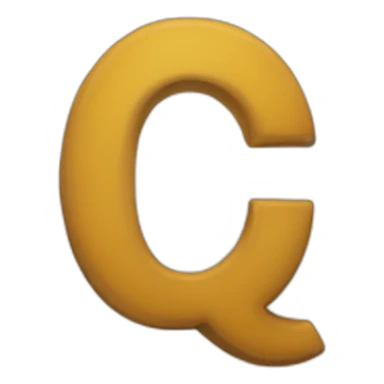 q letter sticker
