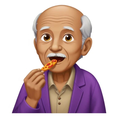 Old man, eating Takis on stage singing sticker