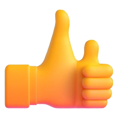 streaming video with thumbs up sticker