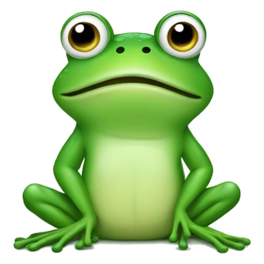 Frog with headache  sticker