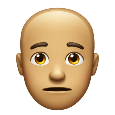 Very very very sad face sticker