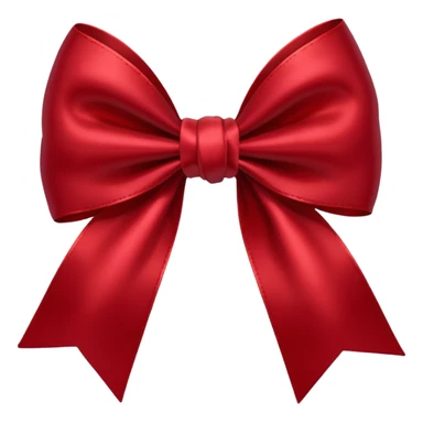 dark red bow sticker