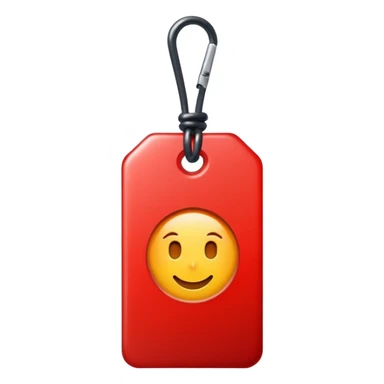 Tag vermelha sticker