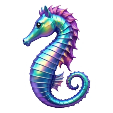 Sea horse sticker