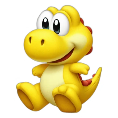 YELLOW YOSHI sticker