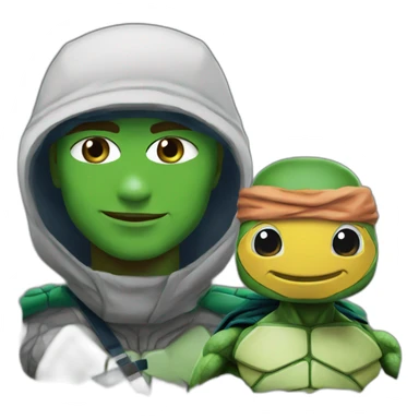 Mbappé with ninja turtle sticker