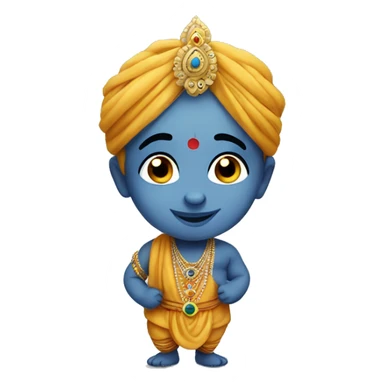 Little Krishna  sticker