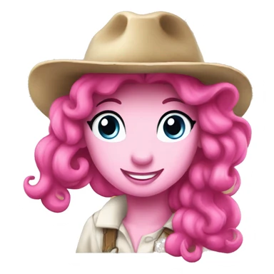pinkie pie with archeology sticker