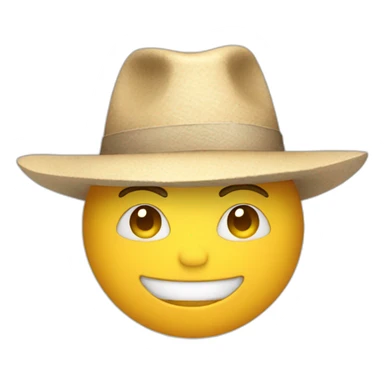 Chat avec chapeau sticker