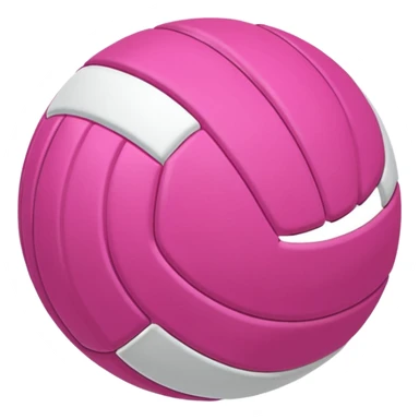 pink  volleyball sticker