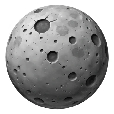 realistic mercury planet emoji sticker