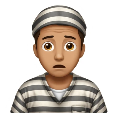 surprised prisoner sticker