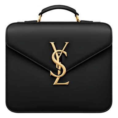 yves saint laurent logo sticker