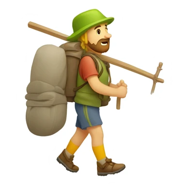 Camino de santiago sticker