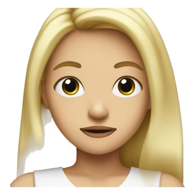 Blonde girl who is mean sticker