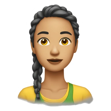 Cara amarilla  sticker