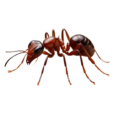 Beautiful and Majestic Ant Portrait Emoji, Head and body rendered in serene repose with a gentle, content smile, showcasing a finely detailed, compact form with eyes softly closed in tranquil slumber, Simplified yet exquisitely endearing features, highly detailed, glowing with a soft, drowsy natural light, high shine, relaxed and utterly noble, stylized with an air of timeless industrious grace, soft glowing outline, capturing the essence of a majestic ant that embodies the quiet power of nature! sticker