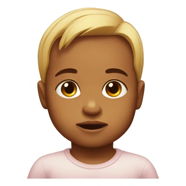 A really serious baby sticker