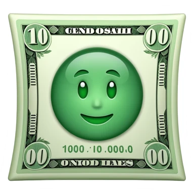 make $100000 bill sticker