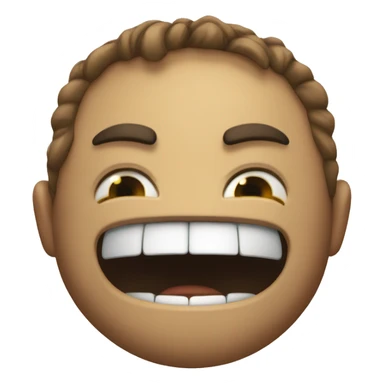 Engry with smile  sticker