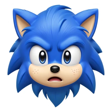 Ağlayan sonic sticker