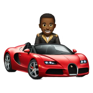 The buggati that the child rides sticker