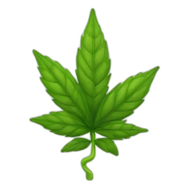a weed bud sticker
