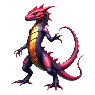 Shiny Exotic epic Salandit-Genesect-Koraidon-Fakémon-hybrid-creature (full body)  sticker