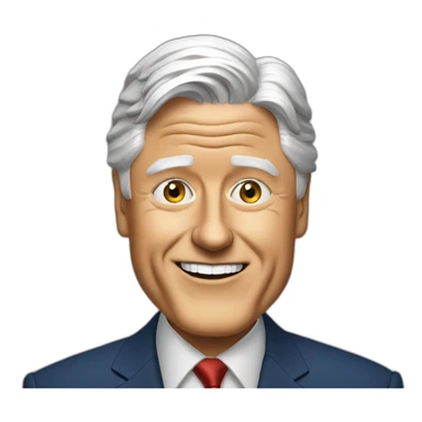 bill clinton sticker