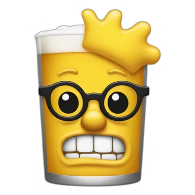 bart-simpson-qui-boit-une-biere sticker